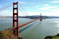 The Golden Gate Bridge in San Francsico